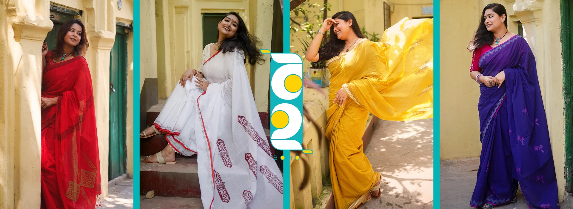 বহ - BOHO by Nazneen - Premium Handcrafted Sarees