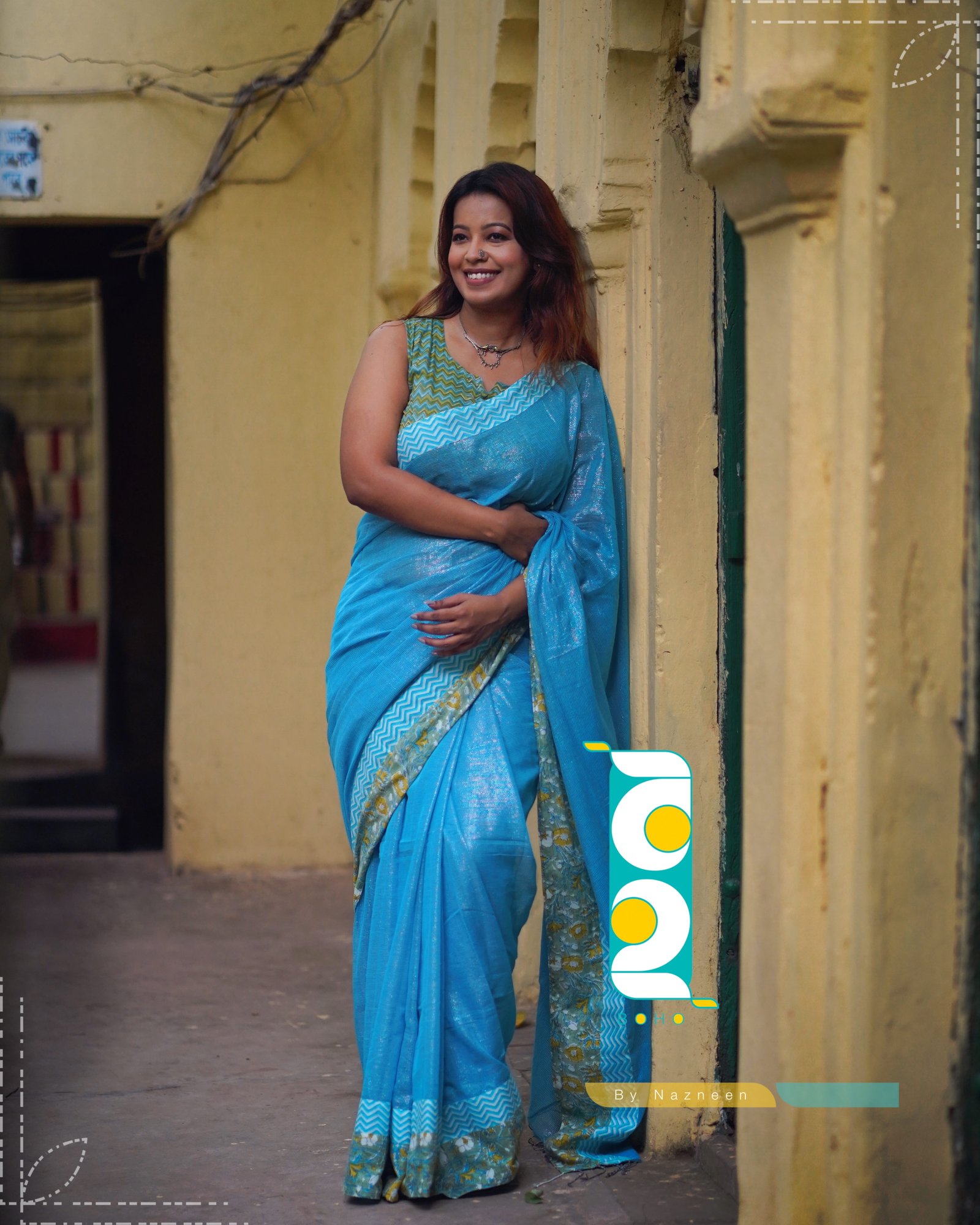 Jori (জরি) - Handcrafted হ্যান্ডলুম জরি কটন শাড়ি Saree by বহ - BOHO by Nazneen